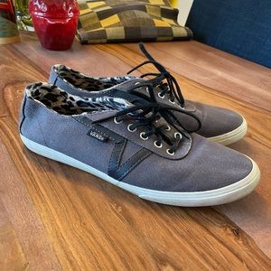 Grey Vans Lace Up Shoes